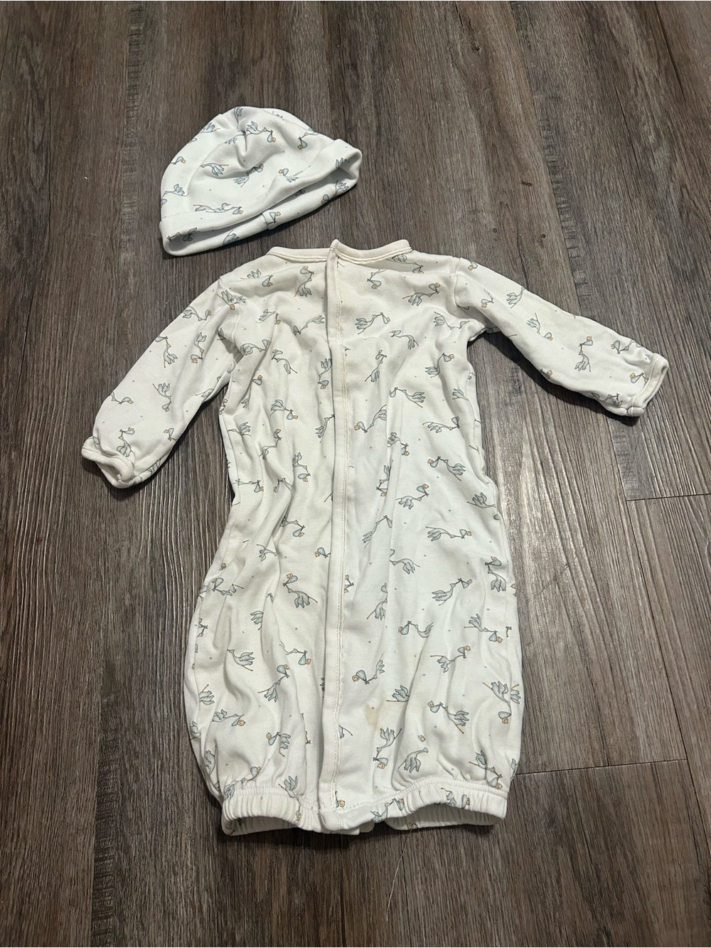 Magnolia Baby Gown and Hat